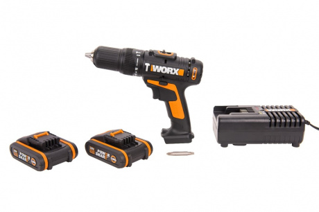 Купить Дрель аккумуляторная WORX WX371.1  20V 2,0Ач кейс фото №2