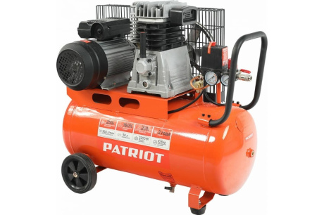 Купить PATRIOT Компрессор 50л  PTR 50-360J  50л/ ременной/ 2 2kW /360л.мин  525301960 фото №1