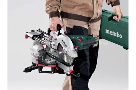 Купить Пила торцовочная Metabo KGS 254 M + пильный диск фото №6