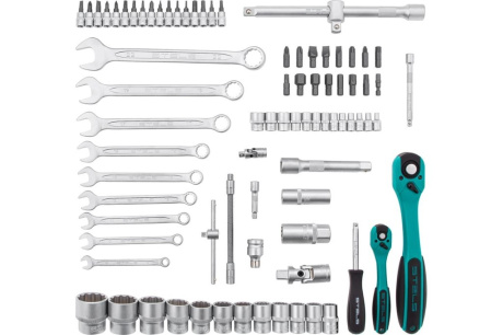 Купить Набор инструмента  82 предмета 12 гранные головки STELS  14117 фото №18