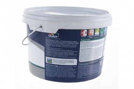 Купить Фасадная краска DULUX TRADE DIAMOND PROFESSIONAL матовая Баз BW 2,5 л фото №2